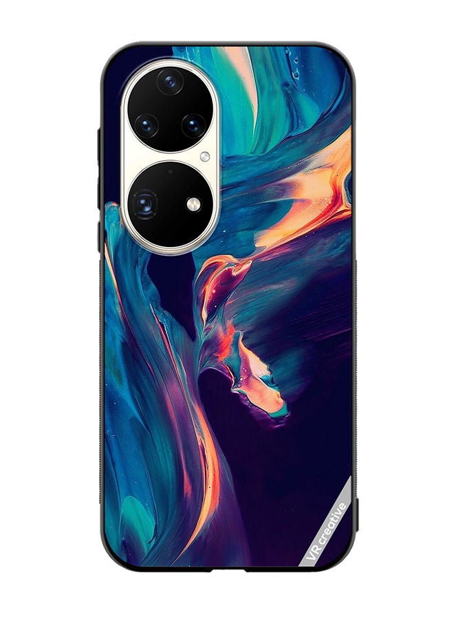 VR CREATIVE Protective Case Cover For Huawei P50 Pro Abstract Design Multicolour - Image 1