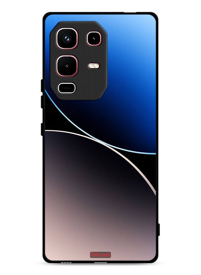 Tolwak غطاء حماية Infinix Note 50s بنمط خطوط منحنية - Image 1