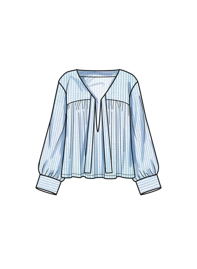 سيمبليسيتي نمط خياطة SIMPLICITY SS9928A قمصان وبناطيل وشورتات نسائية (مقاسات XS-SML-XL-XXL) - Image 4