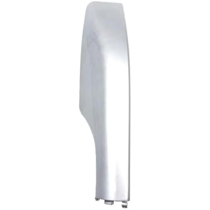 rayihni غطاء حامل الأمتعة السقفي 4 قطع، مناسب لتويوتا، لاند كروزر 200 LC200 VDJ200 UZJ200 2008-2020، غطاء حماية نهاية قضيب السقف (فضي/أسود أمامي يسار) (فضي) - Image 3