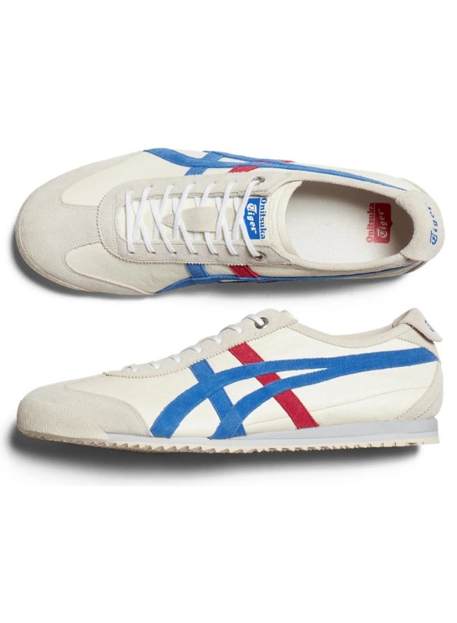 أونيتسوكا تايجر حذاء Mexico 66 Sd Low Top أبيض/أزرق/أحمر للنساء/الرجال/الطلاب - Image 5