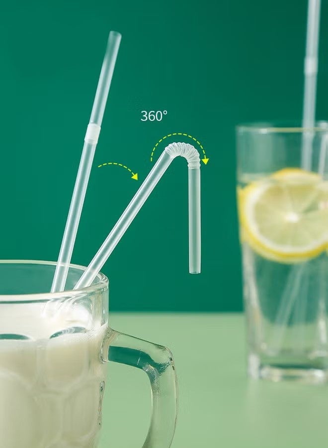 واي جيه 100 قطعة من القش الملفوف الفردي القابل للثني - Image 3