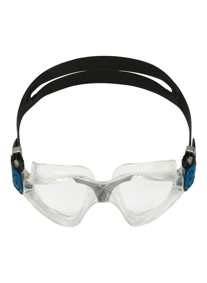 Aqua Sphere Kayenne Swim Goggles with Clear Lens (Black/Trasparent)