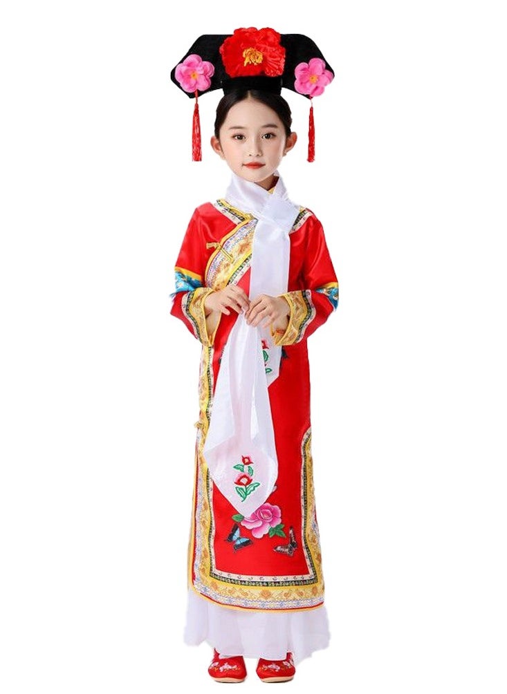 Al Aoyama - Children's ancient princess costume, girls' Qing Dynasty imperial concubine palace performance costume - Image 1