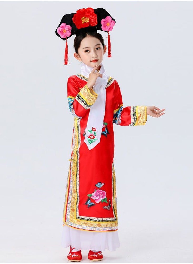 Al Aoyama - Children's ancient princess costume, girls' Qing Dynasty imperial concubine palace performance costume - Image 1