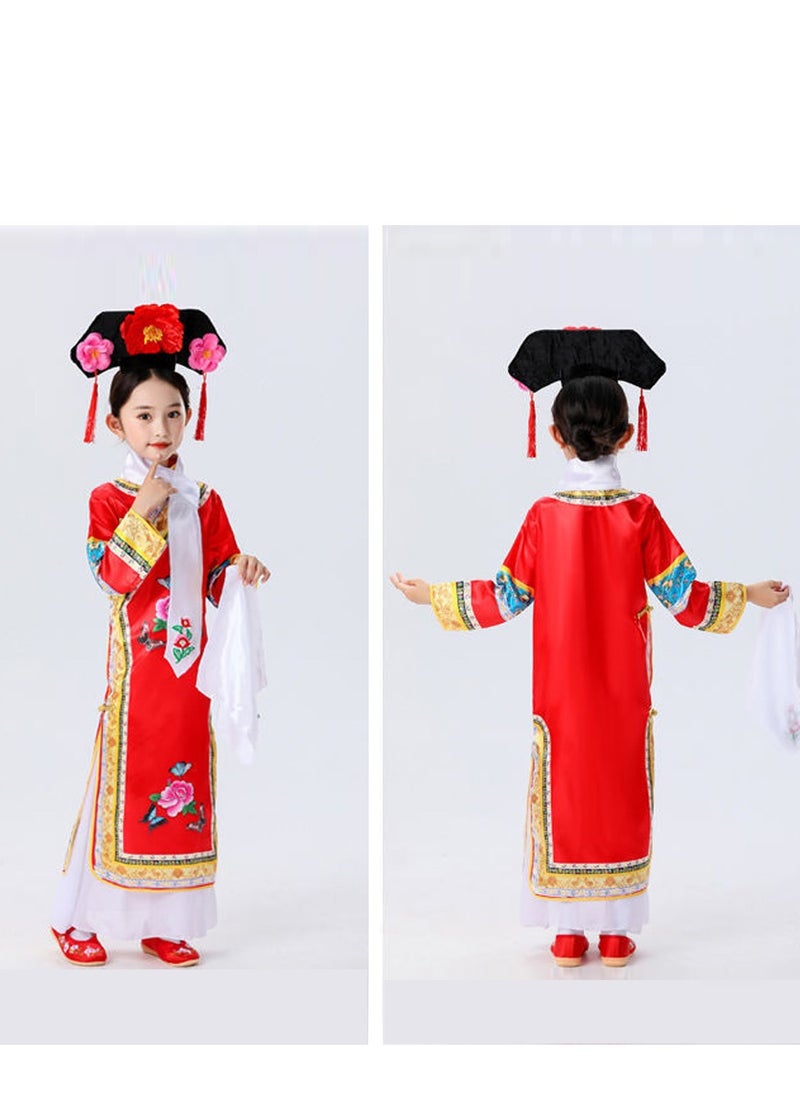 Al Aoyama - Children's ancient princess costume, girls' Qing Dynasty imperial concubine palace performance costume - Image 1