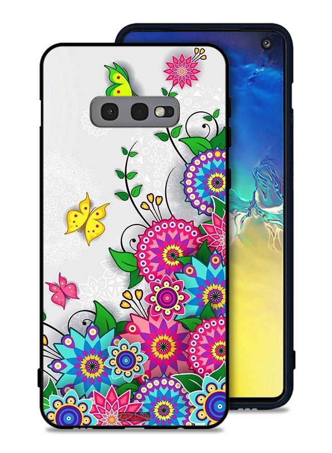 Tolwak Samsung Galaxy S10e Protective Case Cover Mandala Flowers - Image 1