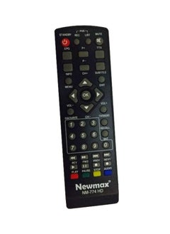 Newmax Satellite Receiver Remote Control Black Grey Red 