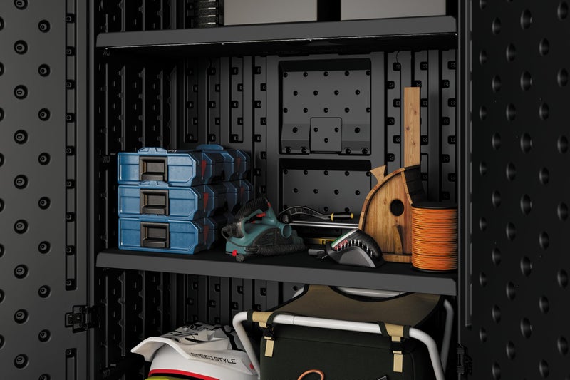 Suncast Mega Tall Garage Storage Cabinet Shelf, Compatible with Model BMC8000, Black - Image 4