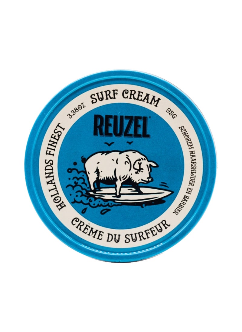 Reuzel Reuzel Surf Texture and Definition Cream For Men, Light All Day Hold, Water Soluble Styling, No Shine & Flake Free, For All Hairstyles, 3.38 oz 