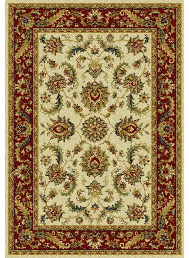 لوفت بريستول، سجادة أريكة، سجادة غرفة معيشة حديثة، سجادات أرضية ناعمة، وسائد سجادة، سجادة أريكة غير قابلة للانزلاق، سجادة غرفة معيشة قابلة للغسل، مقاس 200*285 سم، بيج/أحمر-112-CG1-W - Image 4