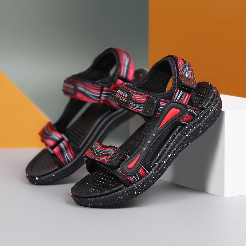 Children'S Sandals For Middle School Students Comfortable All-Match Sports Shoes Anti-Slip Beach Men - Image 2