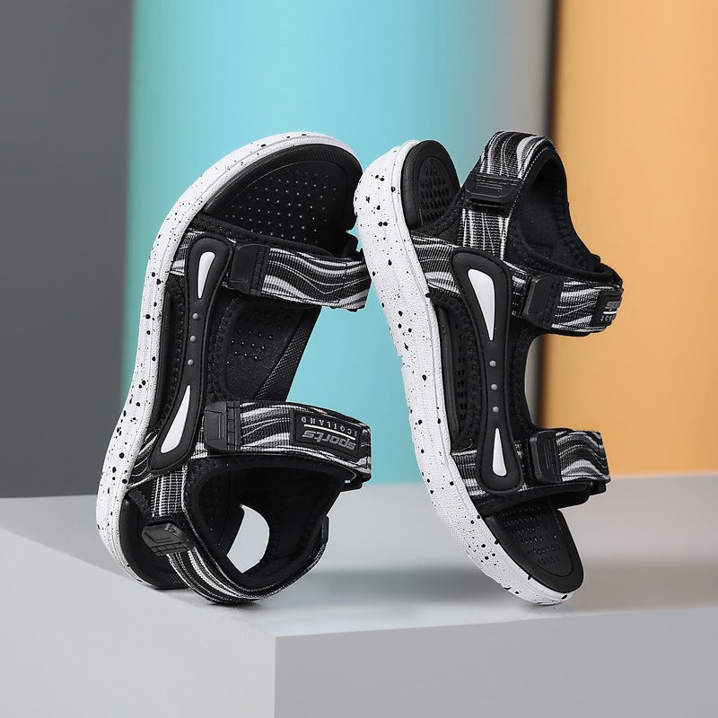 Children'S Sandals For Middle School Students Comfortable All-Match Sports Shoes Anti-Slip Beach Men - Image 4