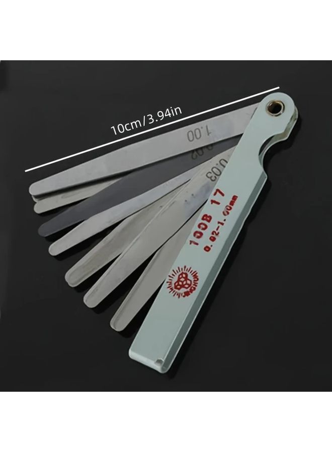 1 Set Carbon Steel Metric Feeler Gauge Precision Thickness Measurement Tool - Image 2