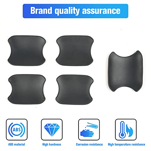 LitMiRaCle Car Door Bowl Scratch Protector for Ford Bronco, Exterior Door Handle Bowl Cover Protection Trim Accessories Compatible with Ford Bronco 2021 2022 2023 2024 4 Doors, Black, ABS Plastic - Image 5
