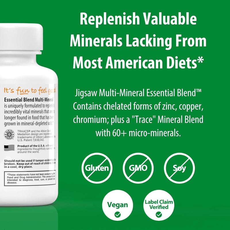 Jigsaw Health Multi Mineral Essential Blend, 90 Capsules - Image 3