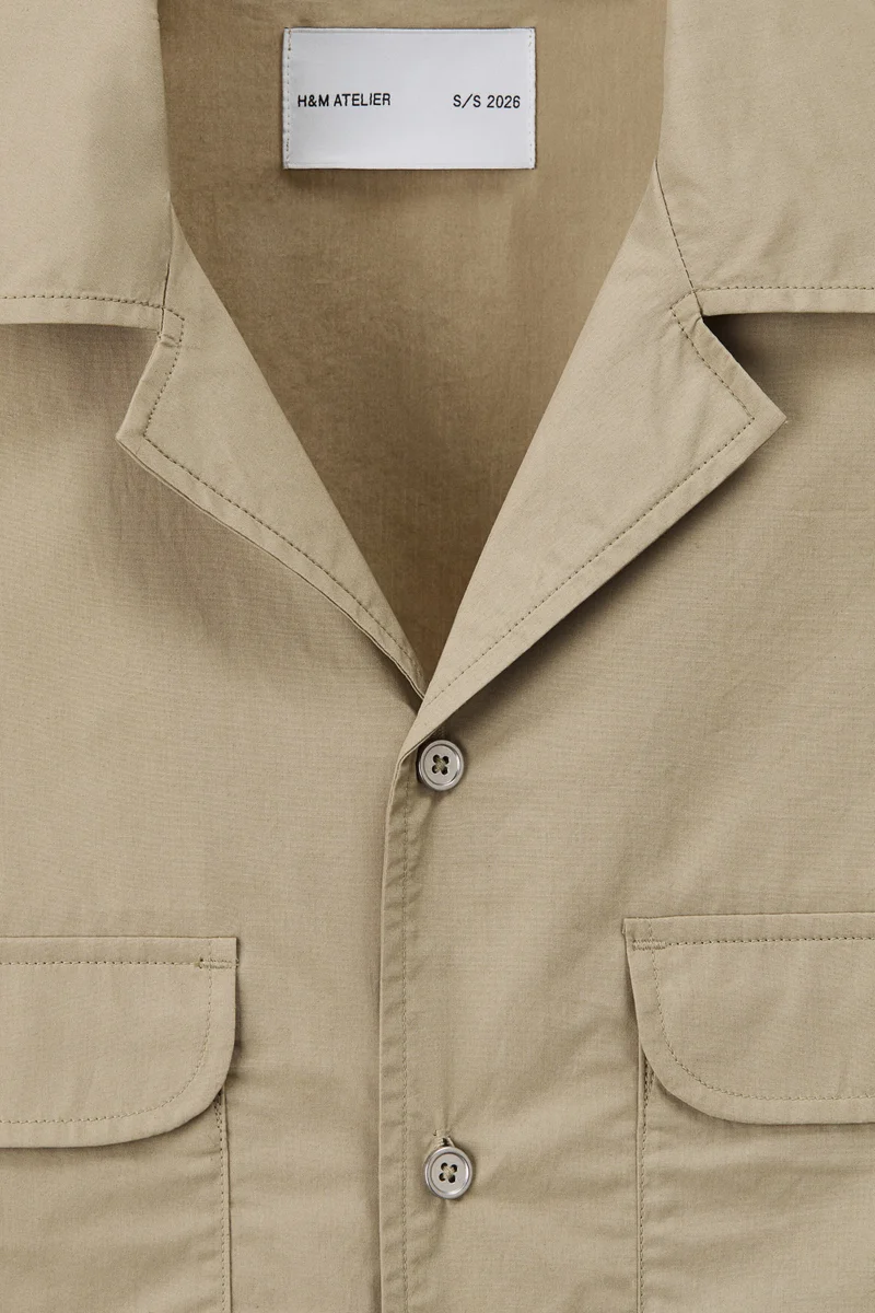 H&M  Loose Fit Cotton resort shirt for Men | Best Price UAE