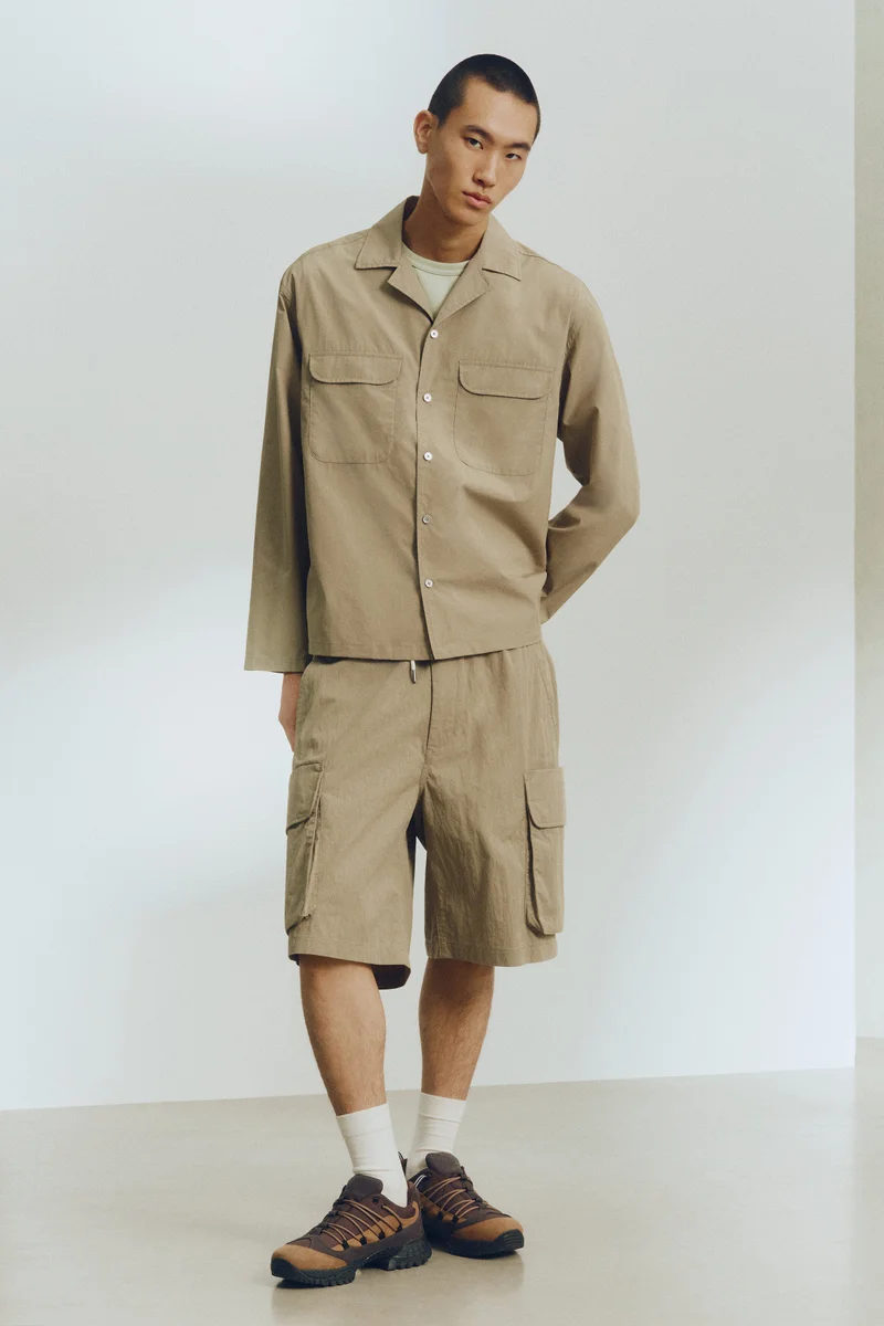 H&M  Loose Fit Cotton resort shirt for Men | Best Price UAE