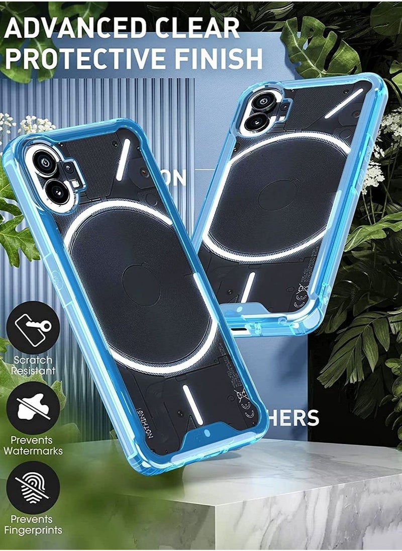 Raxoom Case Cover Compatible for Nothing Phone 1 Case, Soft TPU + Hard Acrylic, Anti-Scratch Transparent Simple, No Yellowing Protective Case - Image 2