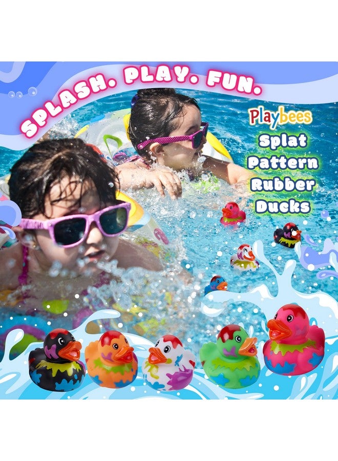 Playbees Splat Jeep Ducks for Ducking - 12 Pack - Duck Duck Jeep Rubber Ducks for Mini Baby Stocking Stuffers, Stress Relief, Bath Toy, Christmas Duck Toys - Image 2