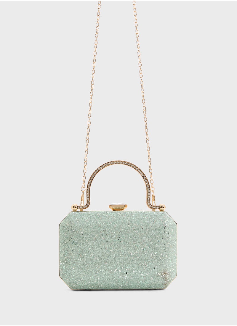 Ella Limited Edition Ladies Sparkly Clutch Bag  - Image 1