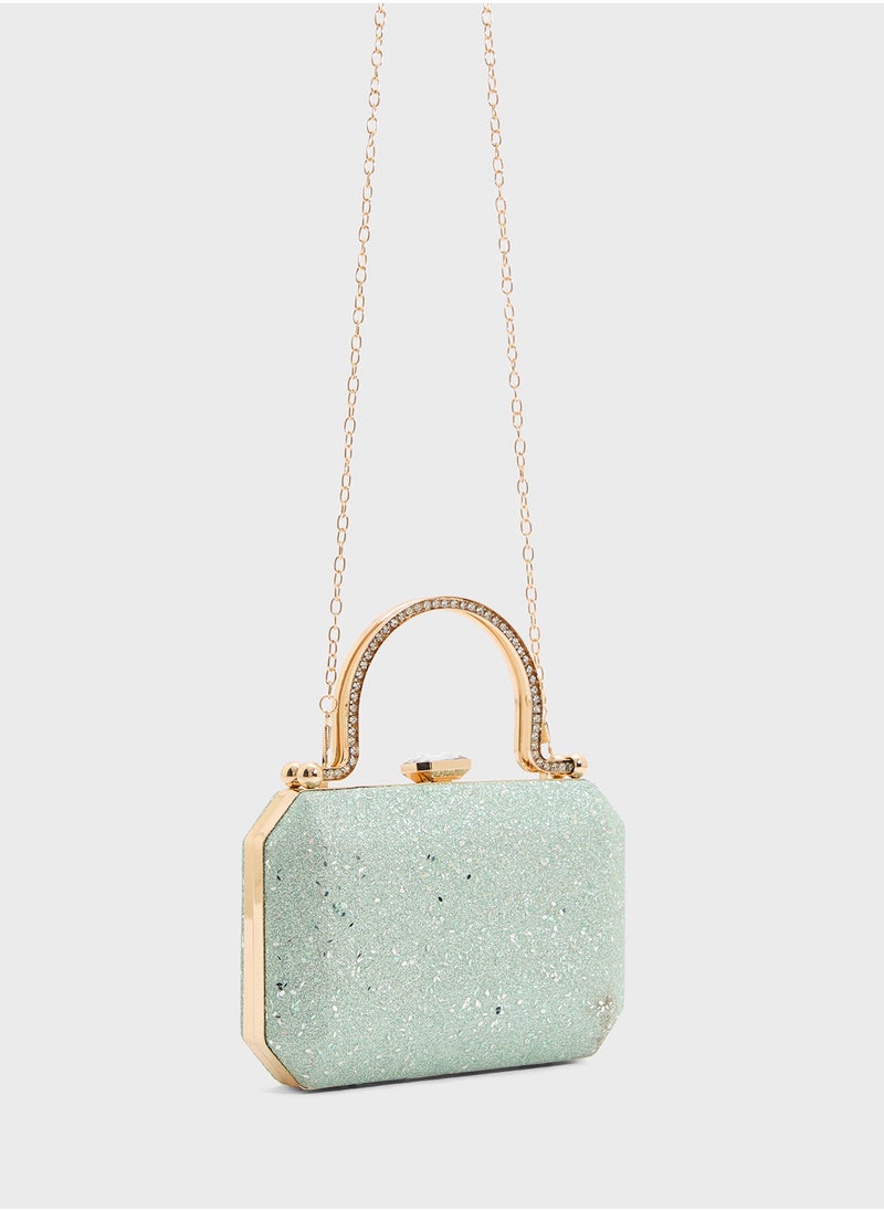 Ella Limited Edition Ladies Sparkly Clutch Bag  - Image 3