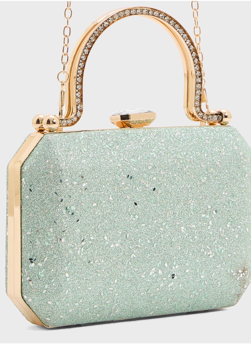 Ella Limited Edition Ladies Sparkly Clutch Bag  - Image 4