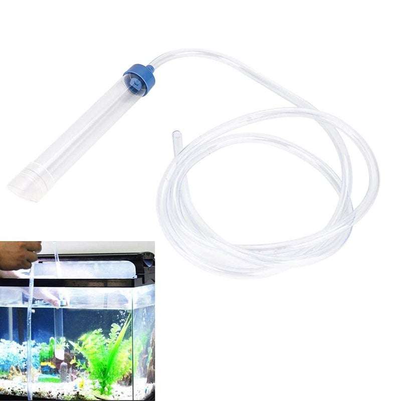 Hffheer Fish Gravel Cleaner Aquarium Vacuum Siphon Fish Drainer Aquarium Water Change Tool Water Changer for Small Fish - Image 2