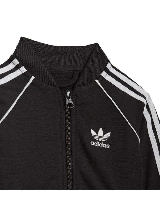 Adidas SST TRACKSUIT Black Originals Kids SUITS - Image 4