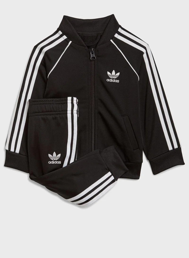 adidas بدلة رياضية للأطفال  سوداء أصلية