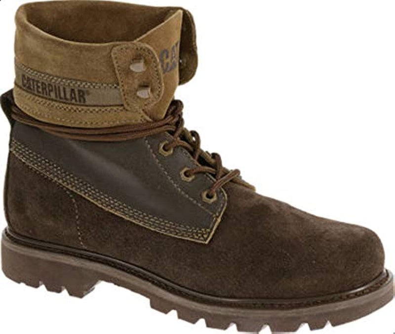 CATERPILLAR Brown Lace-Up Boots for Men
