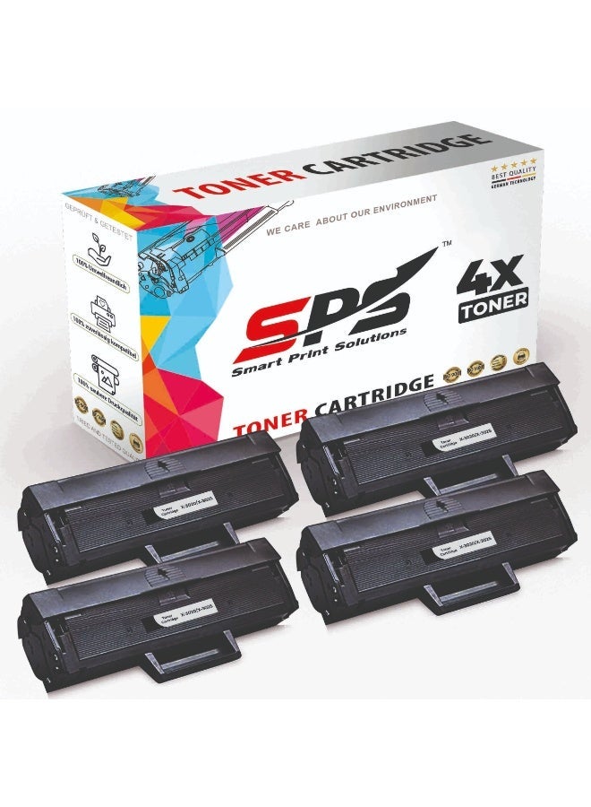 Smart Print Solutions SPS Compatible Toner Cartridges for Xerox - X3020 | 4x Black | Yield upto 1,500 Pages - Image 1