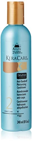 KeraCare Dry  Itchy Moisturizing Conditioner 8 oz  With Flax Seed Extract Coconut Oil and Aloe Leaf Juice  Effective Against Dandruff Seborrheic Dermatitis and Seborrhea