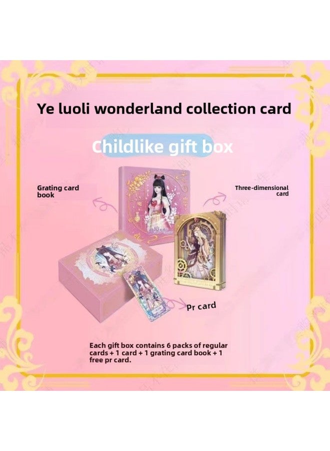 Card Game Ye Luoli Crystal Diamond Pack No. 14 Tenth Generation Lgr Ice Princess Girls Toy Rare Card Ar New Element White