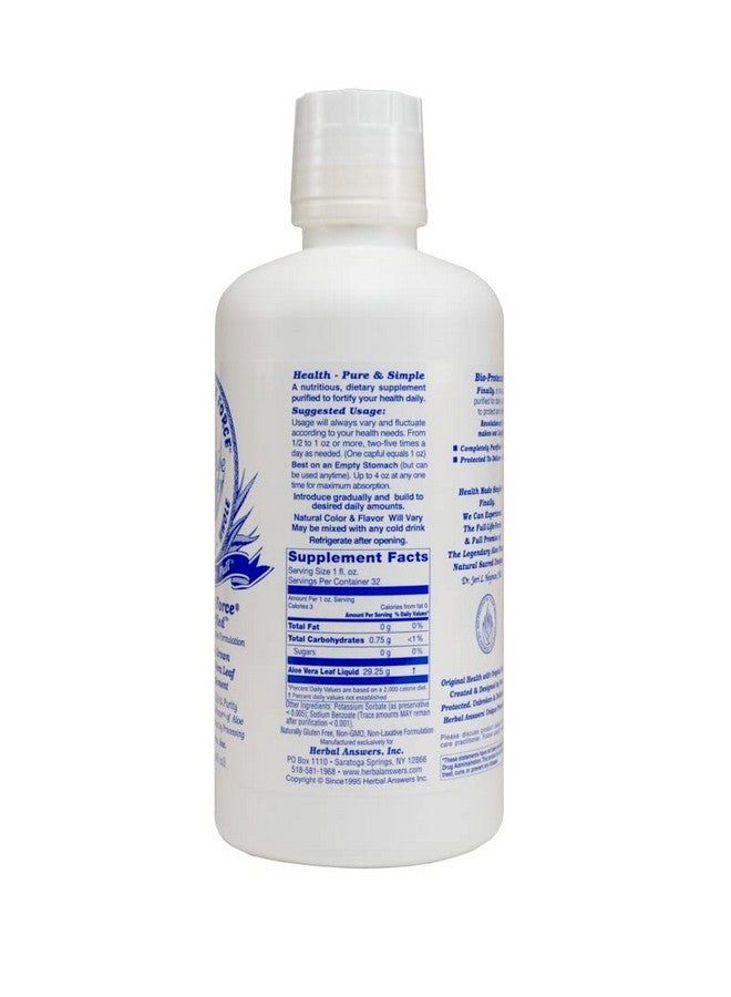 HERBAL ANSWERS Aloe Force - Pure Aloe Vera Dietary Supplement, 32oz - Image 2
