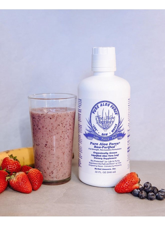 HERBAL ANSWERS Aloe Force - Pure Aloe Vera Dietary Supplement, 32oz - Image 5