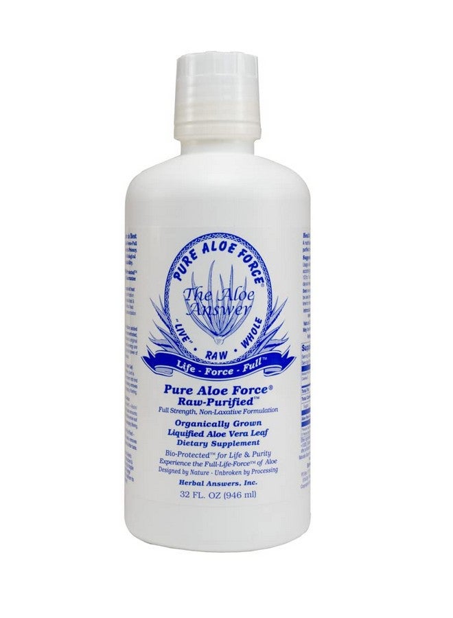 HERBAL ANSWERS Aloe Force - Pure Aloe Vera Dietary Supplement, 32oz - Image 1