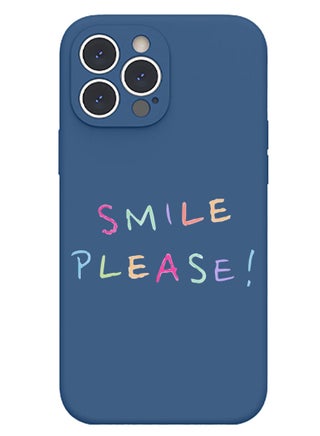 Protective Slim Fit Case Liquid Silicone Cover with Full Body Protection Anti-Scratch Shockproof Case For iPhone 12 Pro Max Blue  - Smile please - pzsku/ZF756FF0786362447F193Z/45/_/1693036646/ff76c13e-79f3-4b91-9f5b-67def47d8e05