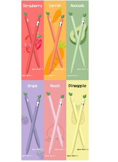 Y&D iPencil Case (2 Pack) Sleeve  Fruit Design Silicone Soft Protective Cover Accessories Compatible with Apple Pencil 1st Generation (Peach+Avcocado)(not include )  - Image 5