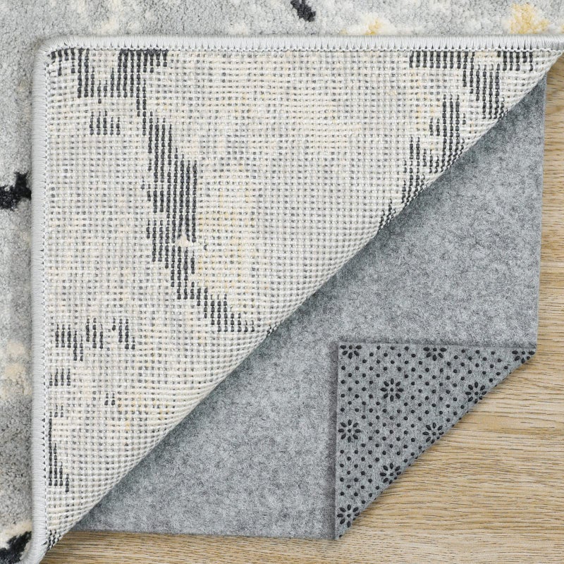 Premium Non Slip Rug Pad 4x6 Feet 14 Thick Cushioned Rug Gripper for Hardwood Floors Vinyl Laminate Stone Carpet  Tile Under Rug Padding Protects Floors