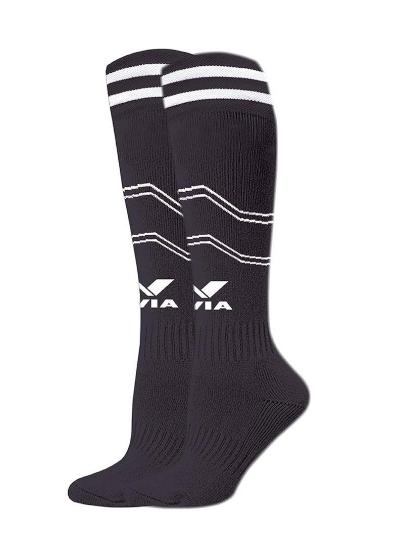 Nivia Rabona Football Super Stockings | For Men & Women |  Knee Length Stockings | Football,Soccer Socks | Sports Socks | Material : Polyester Blend | Size - S - Image 1