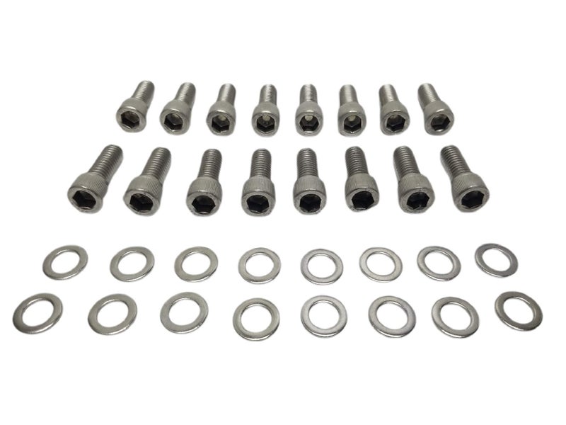 Z Whip BBC Stainless-Steel Exhaust Header Bolt Kit 1” 3/8-16 Bolts and Washers Compatible with Chevrolet V8 Big Block V8 Engines 1958-2000 348 366 402 409 427 396 454 502 7.4L TBI Vortec - Image 2