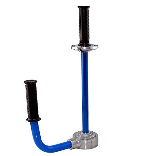 VOTOER Pallet Stretch Film Packing Machine Shrink Wrap Dispenser Holder, Hand Stretch Wrapping Tool, Adjustable Height from 12-20 inch (Blue) - Image 1