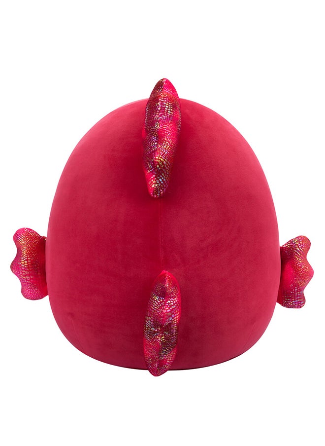 Squishmallows Large Plush 16 inch Barella Raspberry Betta Fish Officially Licensed Kellytoy Plush Toy Colorful Soft Gift for Kids Girls & Boys Washable Squishy Stuff Toy Multicolor All Age  - Image 2