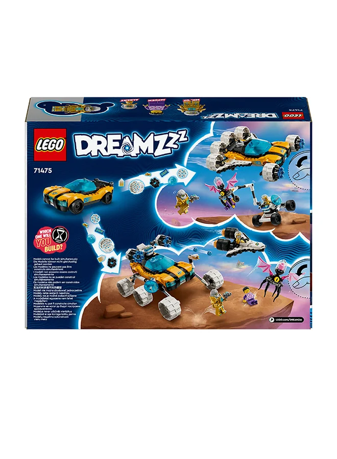 ليغو DREAMZzz Mr. Oz’s Space Car Toy to Space Shuttle Model, Vehicle Building Toys for Boys, Girls & Kids aged 8 Plus, Includes Mr. Oz, Albert and Jayden minifigures, Kids’ Birthday Gifts 71475