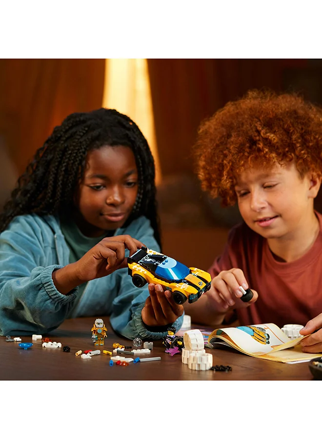 ليغو DREAMZzz Mr. Oz’s Space Car Toy to Space Shuttle Model, Vehicle Building Toys for Boys, Girls & Kids aged 8 Plus, Includes Mr. Oz, Albert and Jayden minifigures, Kids’ Birthday Gifts 71475