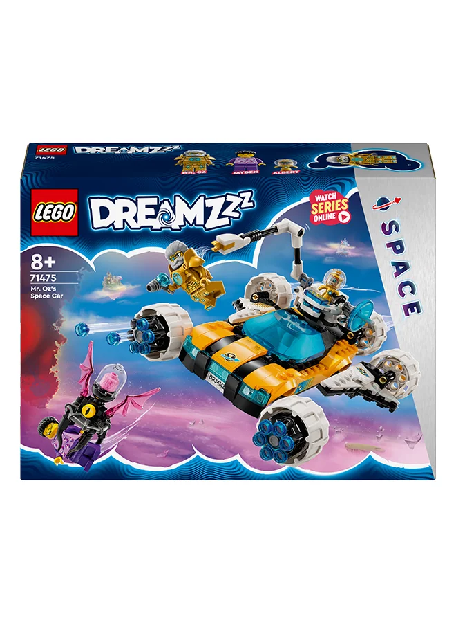 ليغو DREAMZzz Mr. Oz’s Space Car Toy to Space Shuttle Model, Vehicle Building Toys for Boys, Girls & Kids aged 8 Plus, Includes Mr. Oz, Albert and Jayden minifigures, Kids’ Birthday Gifts 71475