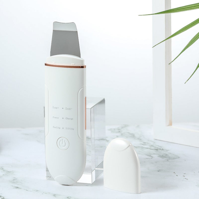 Skin Scrubber Face Spatula Rechargeable Facial Cleansing Scraper Pores Cleanser Blackhead Removal Acne Extractor Skin Exfoliation Beauty Device - Image 1
