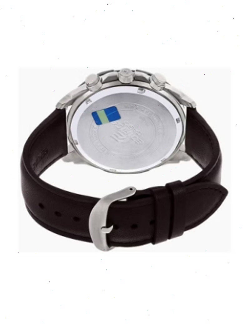 CASITE CASIO Leather Analog Watch EFR-539L-5AVUDF - 54 mm - Brown - Image 2