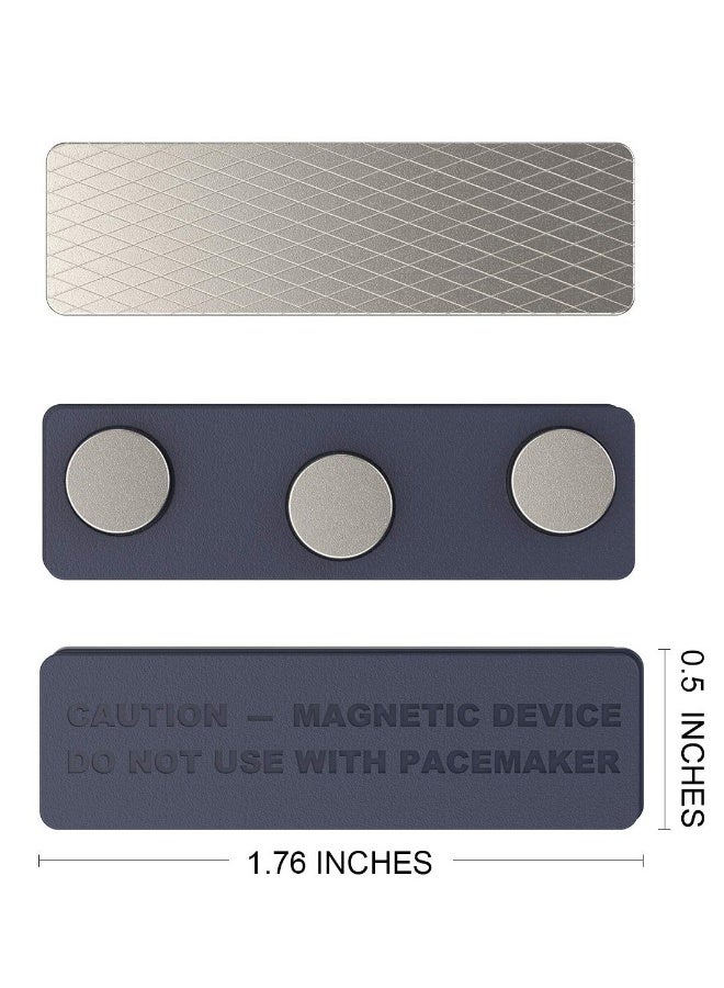 Generic 20 Pcs Magnetic Name Tags for Clothing, Durable Metal Badge Holders with Neodymium Magnets - Image 3